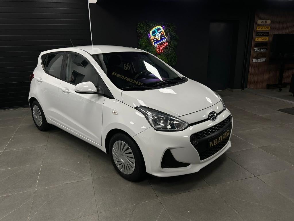 HYUNDAI i10 BENZINE 2017 TOPSTAAT, Bluetooth, Wit, Bedrijf, I10