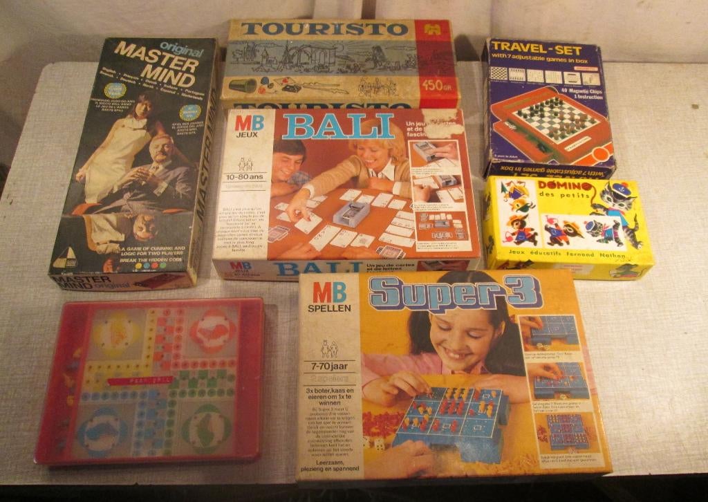 7 leuke Gezelschapsspellen, Hobby en Vrije tijd, Gezelschapsspellen | Bordspellen, Ophalen of Verzenden, Zo goed als nieuw