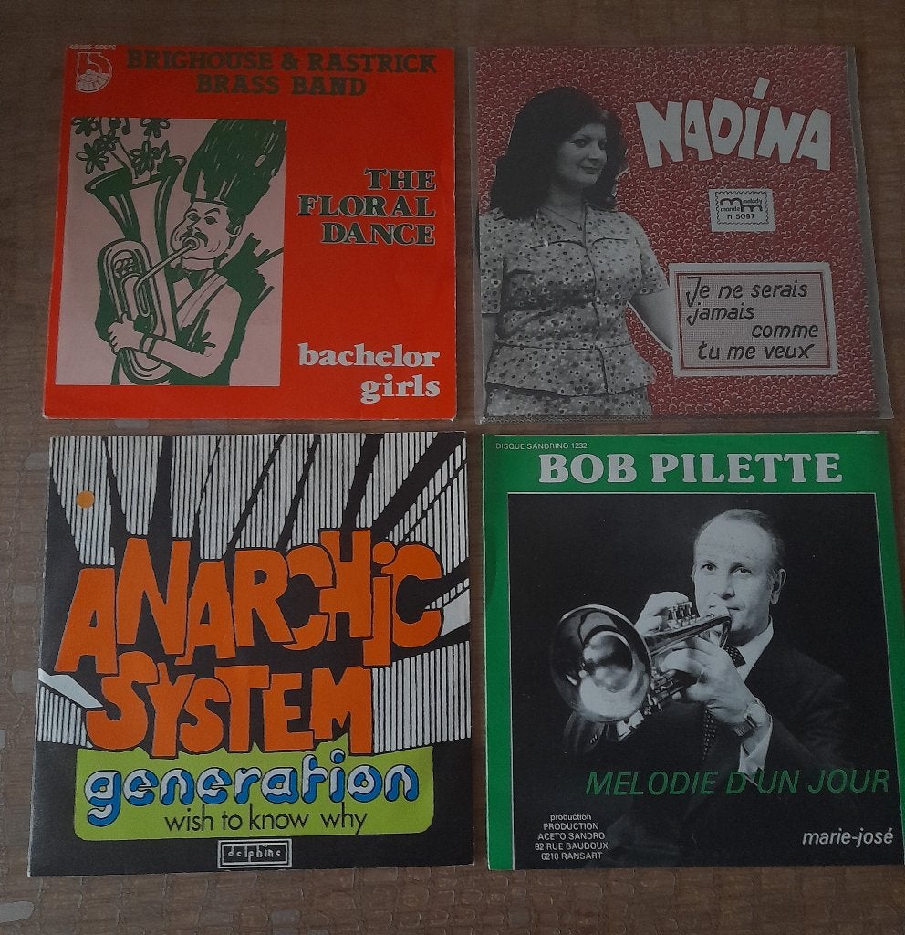 Zeldzame 45T vinylplaten, Cd's en Dvd's, Ophalen of Verzenden, Gebruikt, Overige genres
