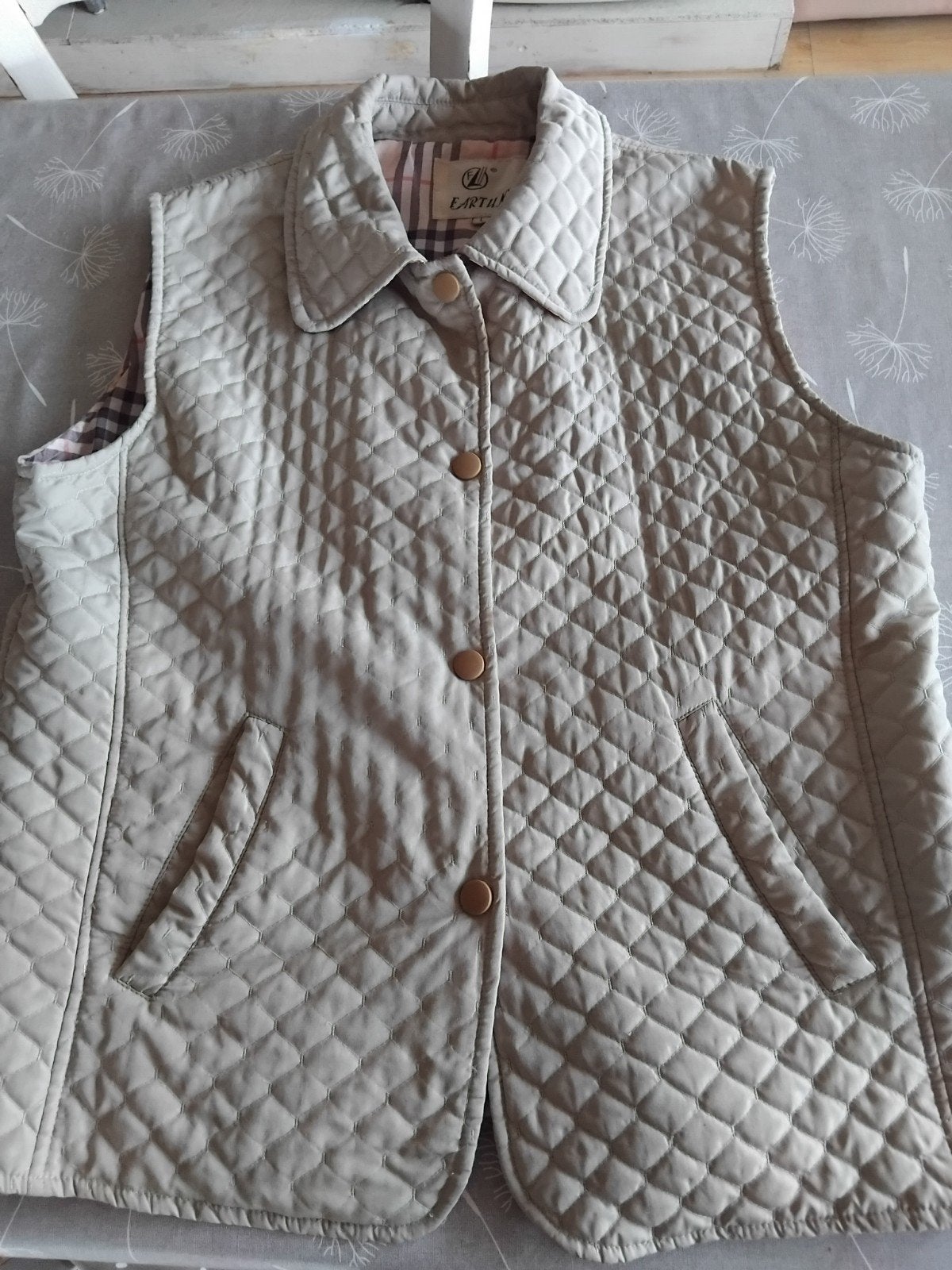 bodywarmer warmer, Kleding | Dames, Fartun, Ophalen of Verzenden, Zo goed als nieuw, Beige