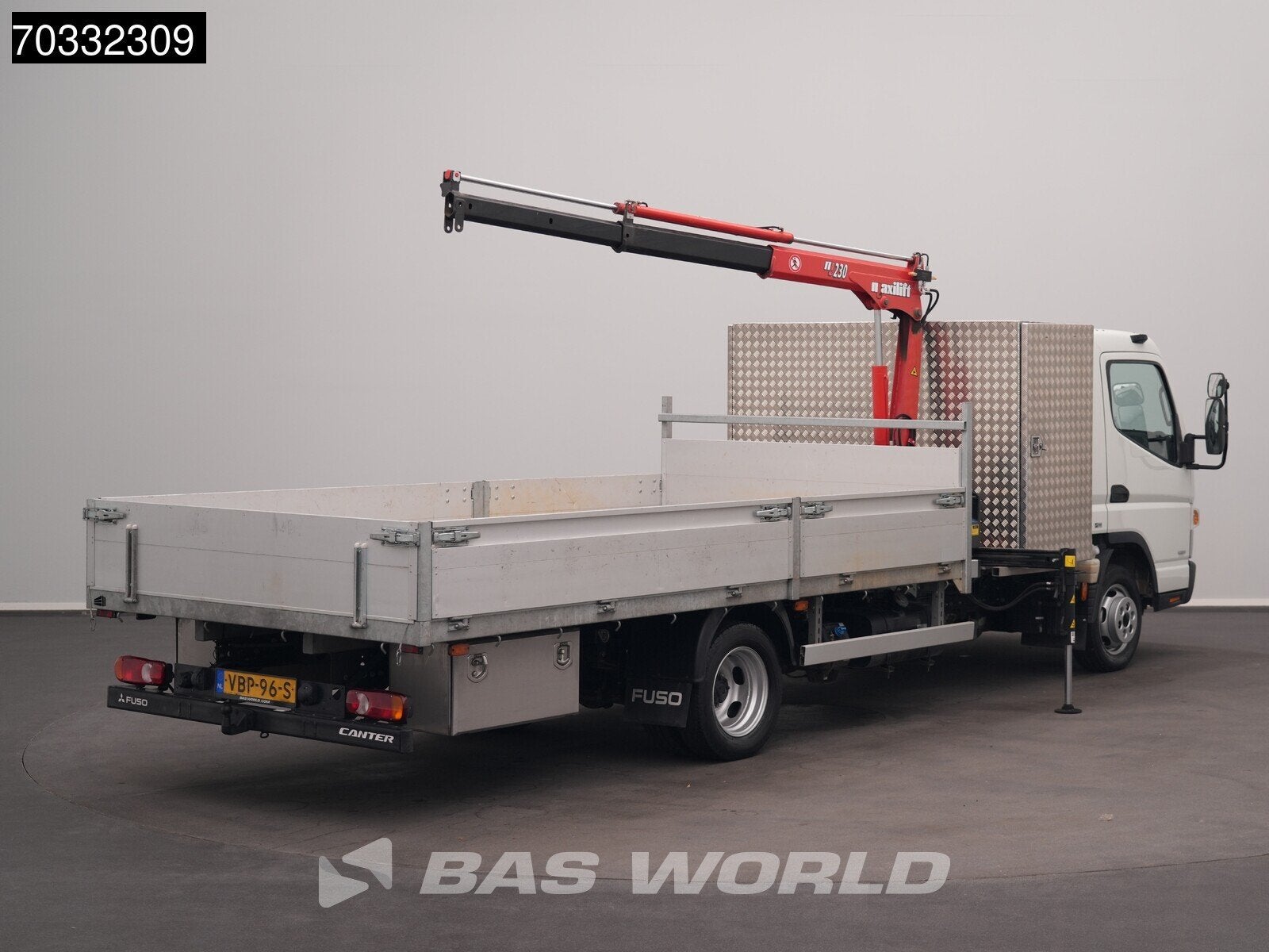 Fuso Canter 3.0L Kraanwagen Maxilift 230.2H Trekhaak Dubbell, 3239 kg, Achat, Entreprise, 3 places