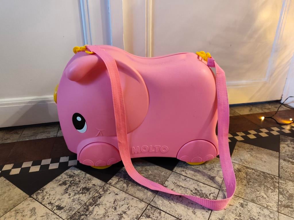 Kinder bagagekoffertje + nieuwe rugzak, Ophalen