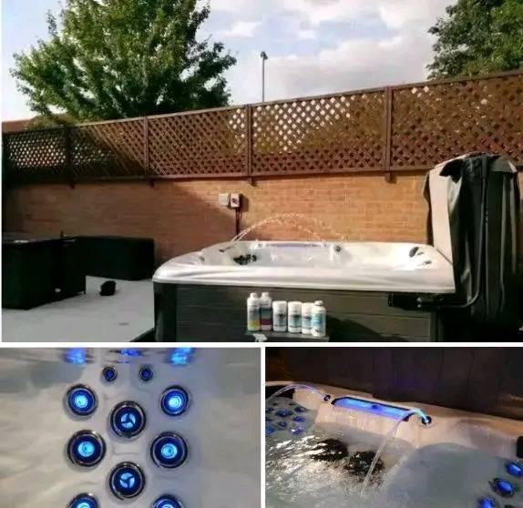 Nieuw/ 2 persoons  jacuzzi Shiatsu muziek verlichte jets, Ophalen, Nieuw