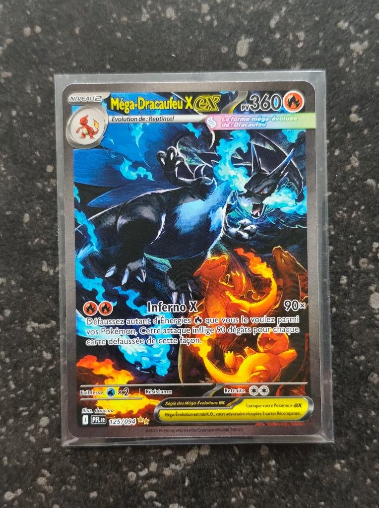Pokémon - Mega Charizard X ex 125/094, Hobby en Vrije tijd, Verzamelkaartspellen | Pokémon, Ophalen of Verzenden, Nieuw, Overige typen
