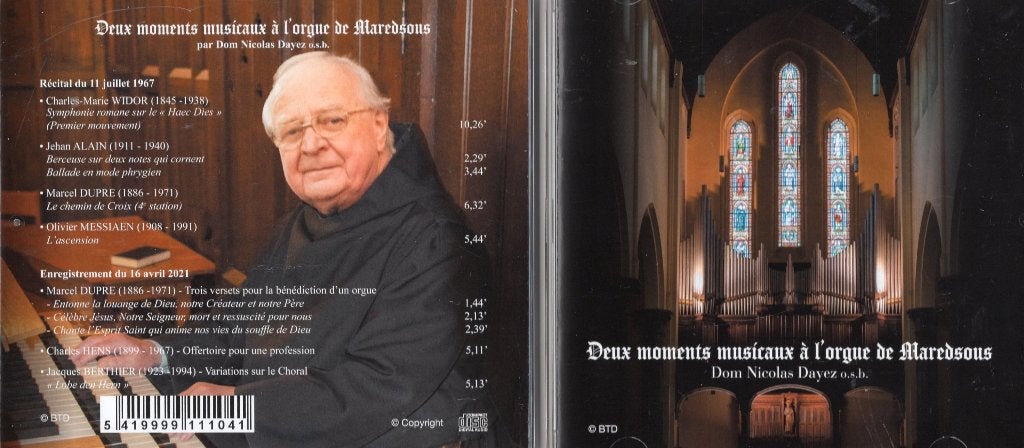 CD Mooie momenten van het Orgel in de Abdij Maresous, Cd's en Dvd's, Cd's | Religie en Gospel, Ophalen, Nieuw in verpakking, Orgel