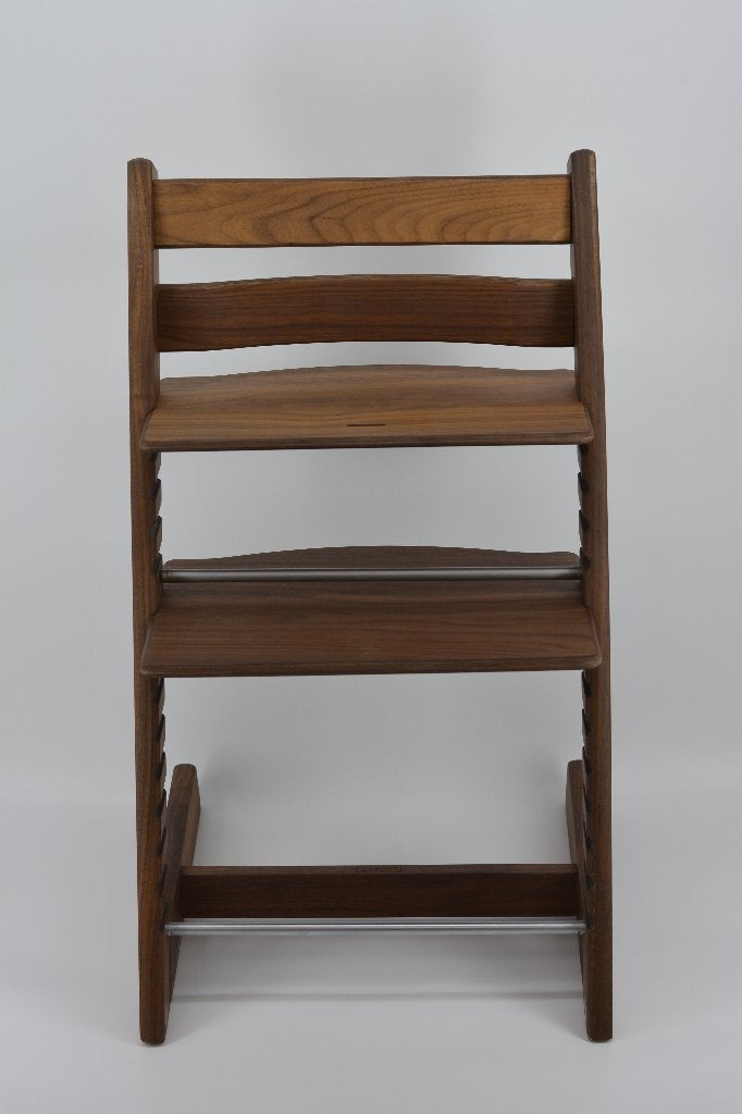 Stokke Tripp Trapp American Walnut — chaise Trip Trap, Envoi, Utilisé, Chaise évolutive, Coulissant