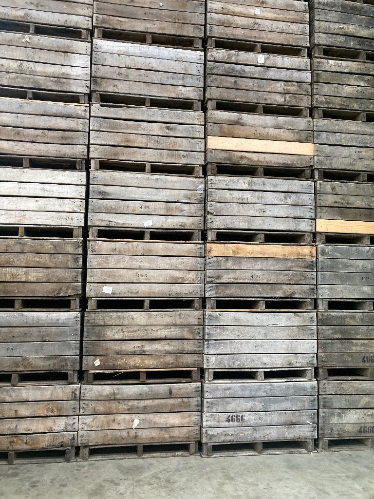 Houten fruitkisten, Zakelijke goederen, Ophalen