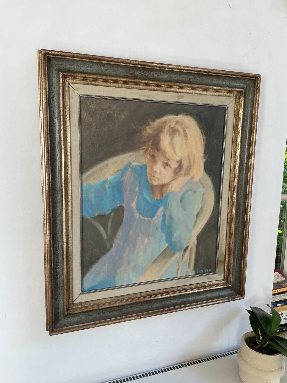 Schilderij olie op doek, Hans Kitslaar, Ophalen, Gesigneerd, Doek