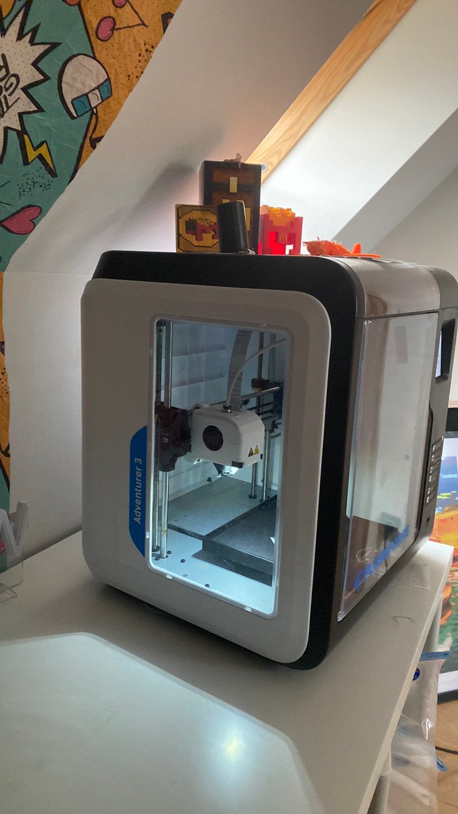 Flashforge adventurer 3 kapot met 16 rollen filament, Computers en Software, Verzenden, Zo goed als nieuw, Filament