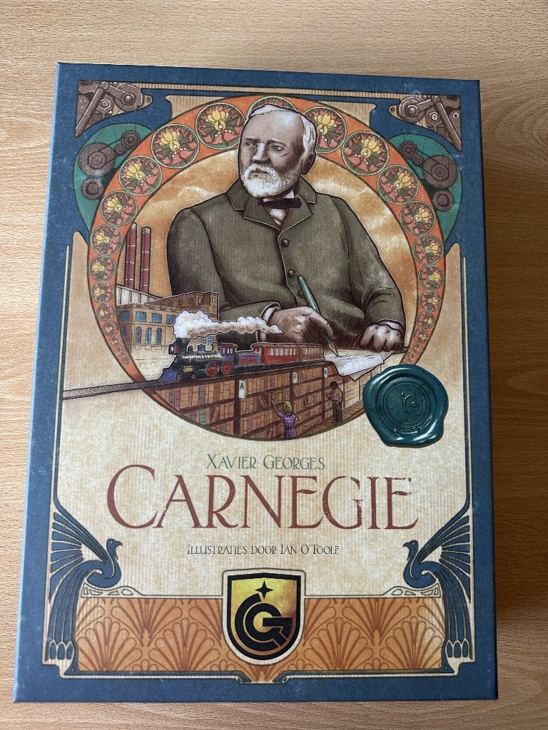 Carnegie (bordspel), Een of twee spelers, Ophalen of Verzenden, Zo goed als nieuw, Quined Games