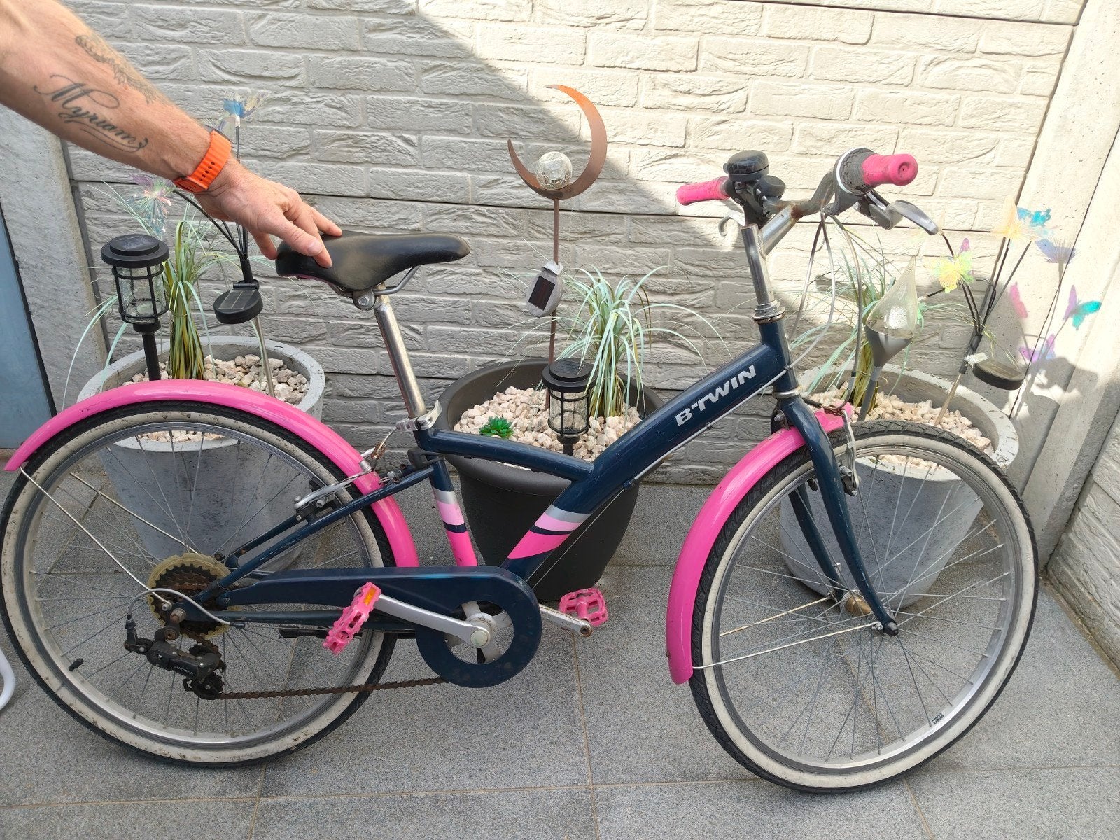 kinderfiets, Ophalen