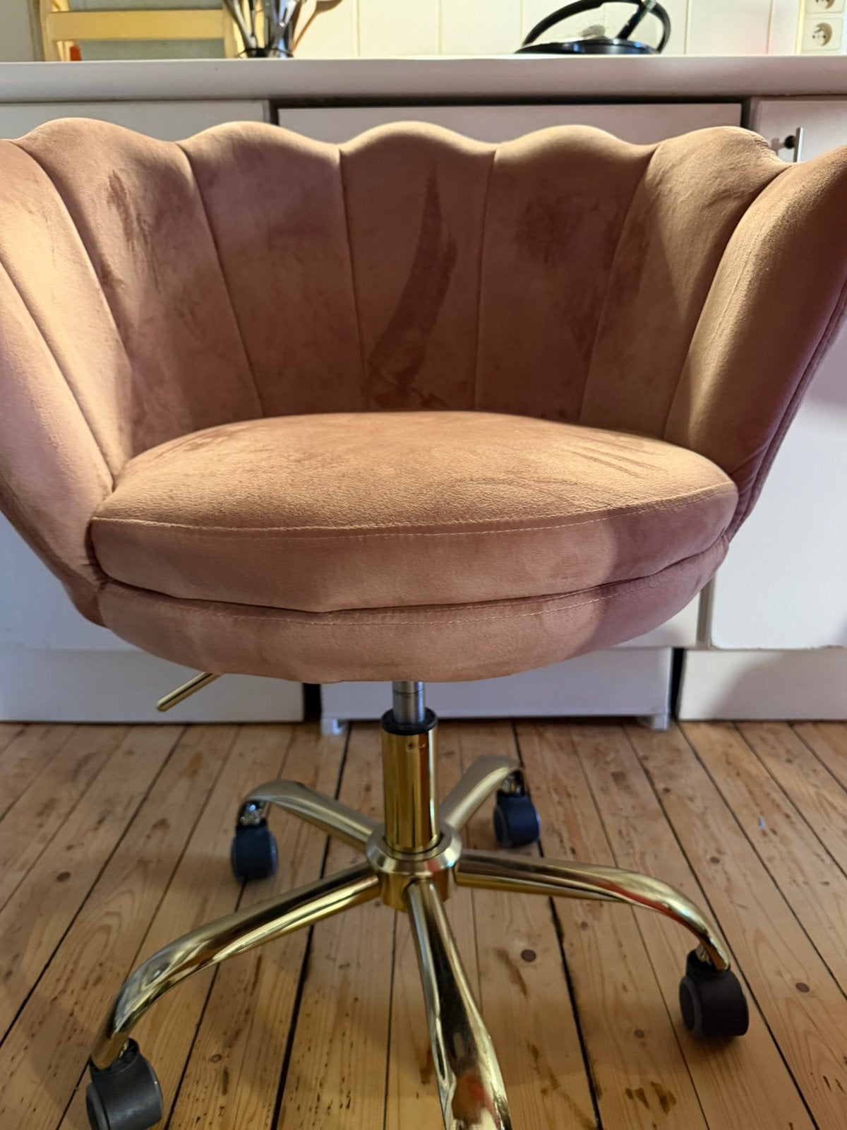 Chaise bureau, Rose, Comme neuf, Enlèvement, Chaise de bureau