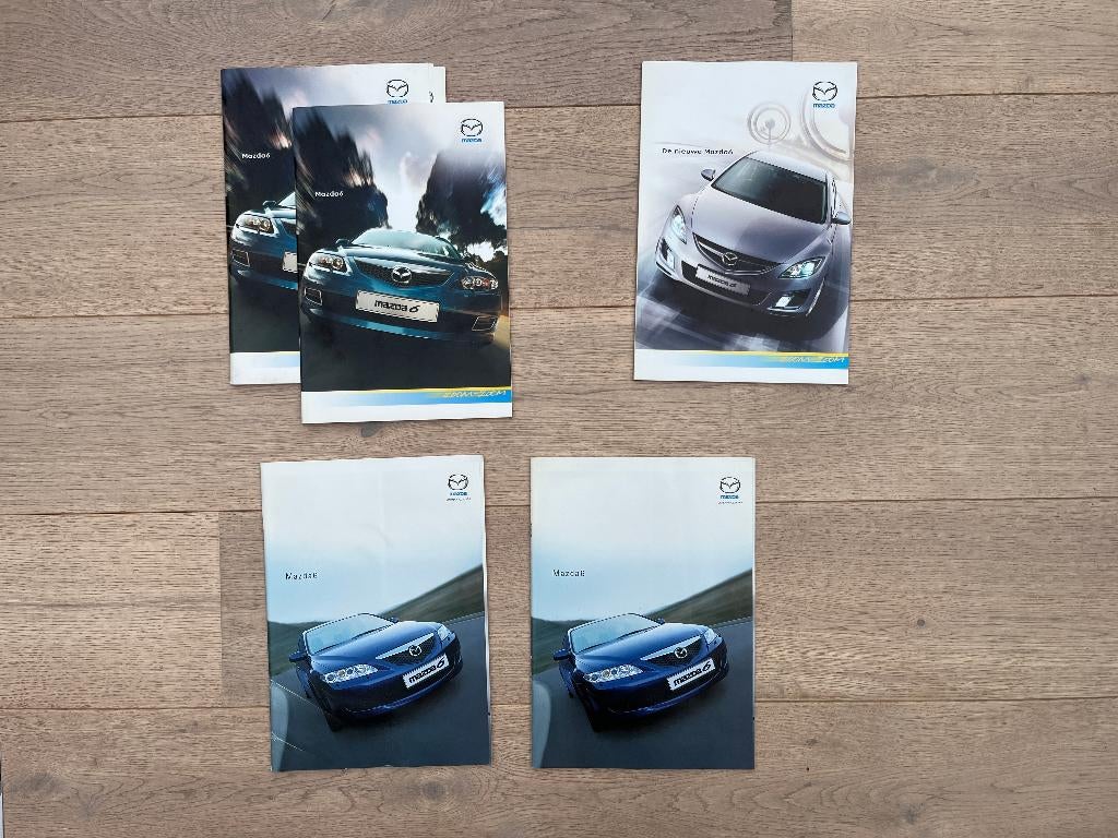 BROCHURES MAZDA 6, Livres, Autos | Brochures & Magazines, Enlèvement ou Envoi, Utilisé, Mazda