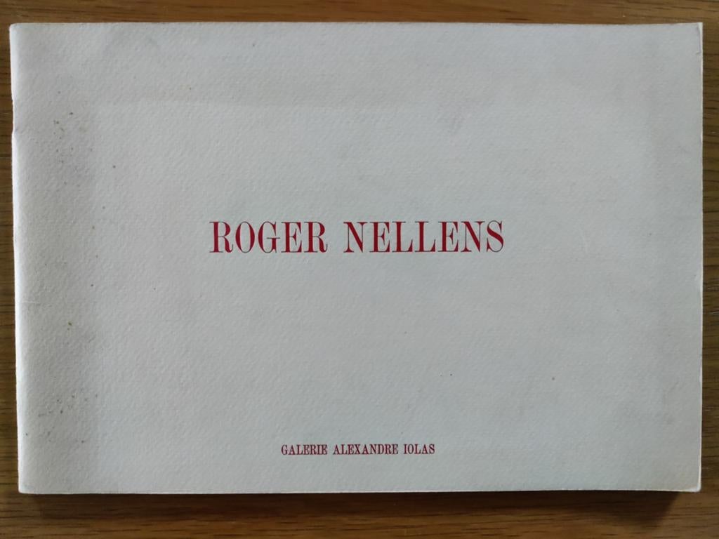 Catalogus Roger Nellens, Boeken, Catalogussen en Folders, Ophalen of Verzenden, Catalogus