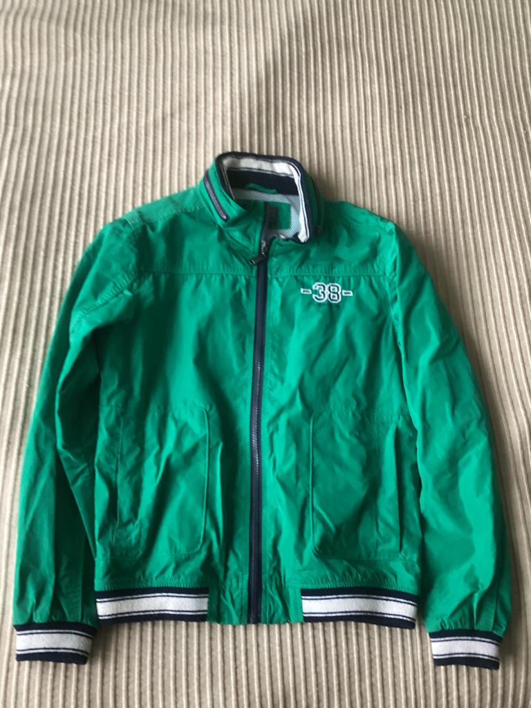 Terre Bleue Groene Jas Maat M Kids 14j, Ophalen of Verzenden, Zo goed als nieuw, Jongen, Jas