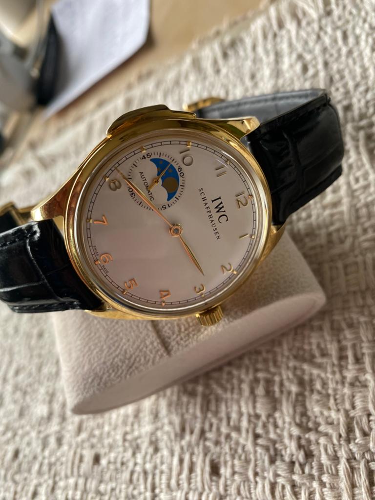 Horloge heren iwc, Handtassen en Accessoires, Horloges | Antiek, Verzenden, Goud