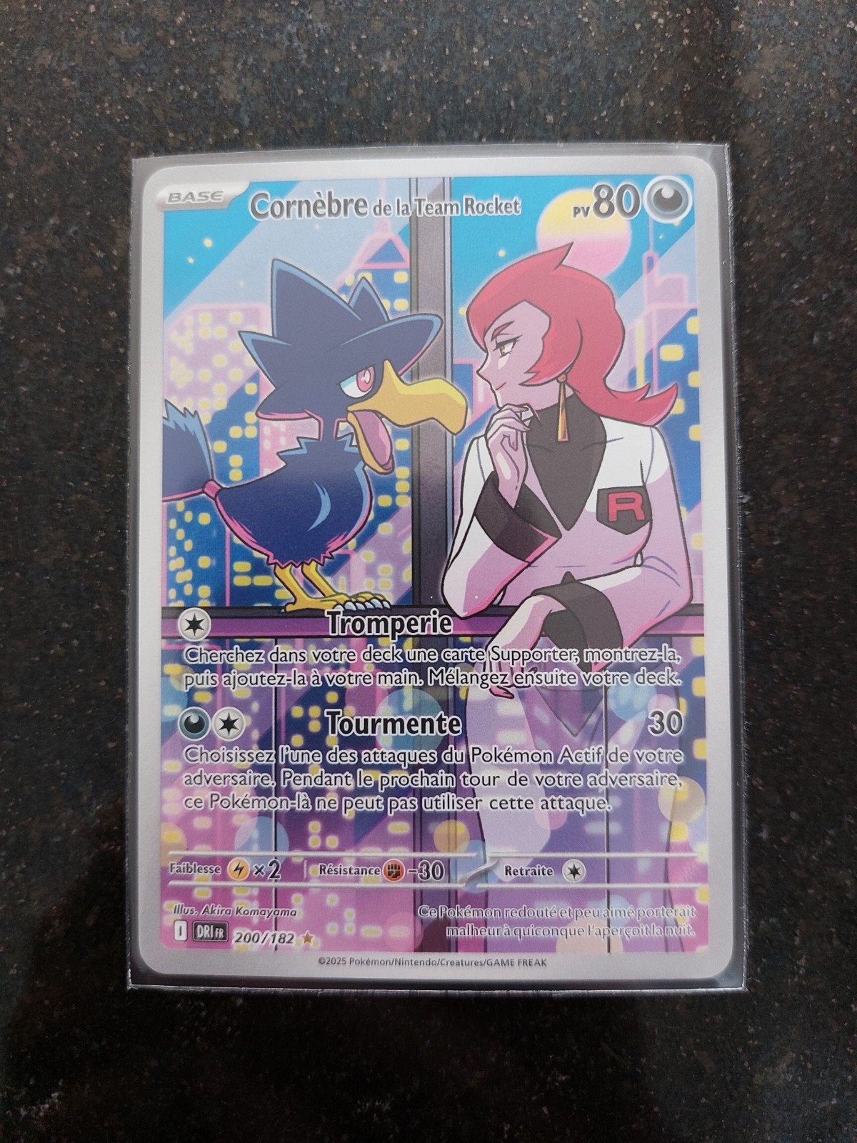 Carte Pokémon/Cornèbre de la Team Rocket-200/182-Rivalités D, Ophalen of Verzenden, Nieuw, Booster