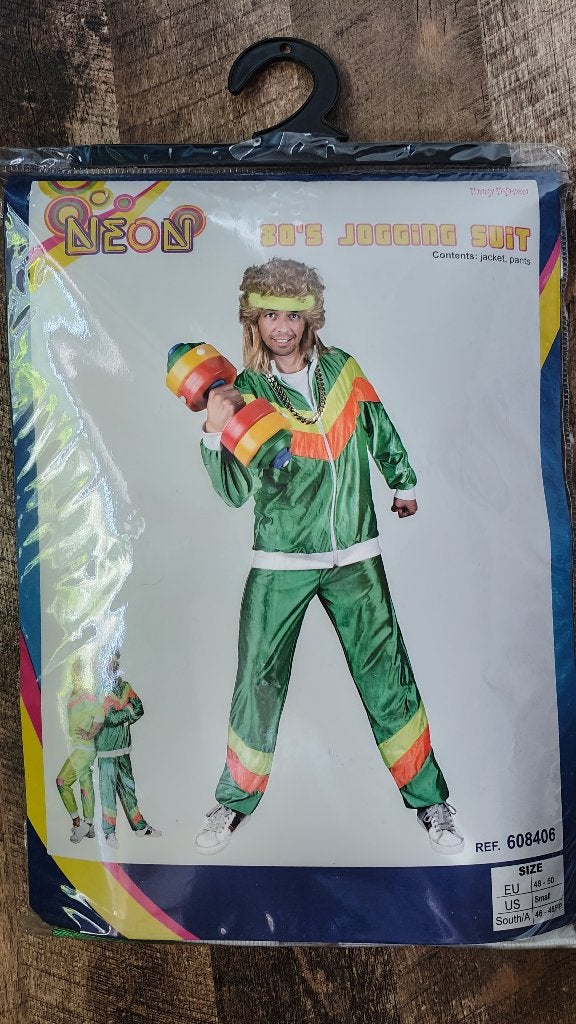 80's jogging suit carnaval kledij, Ophalen of Verzenden, Zo goed als nieuw, Maat 48/50 (M), Kleding