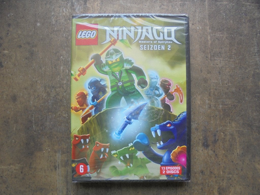 Lego DVD Ninjago Masters Of Spinjitzu Seizoen 2 (zie foto's), Cd's en Dvd's, Tekenfilm, Overige soorten, Ophalen of Verzenden