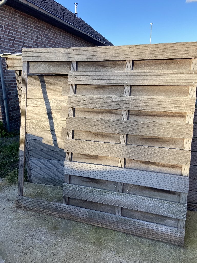 Panneau en bois BANKIRAI, Jardin & Terrasse, Enlèvement, Utilisé, Autres matériaux
