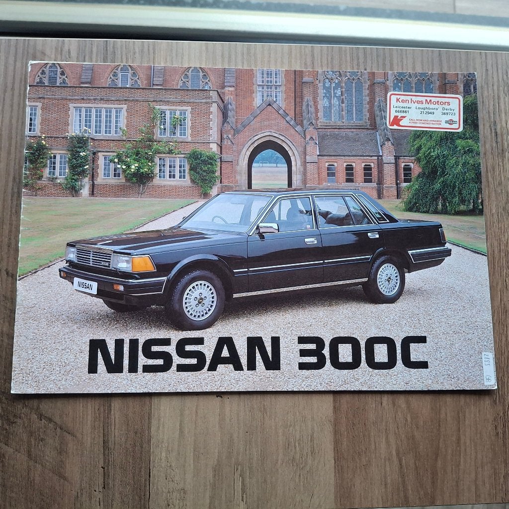 NISSAN  300 C  2/85, Livres, Autos | Brochures & Magazines, Enlèvement ou Envoi, Neuf, Nissan