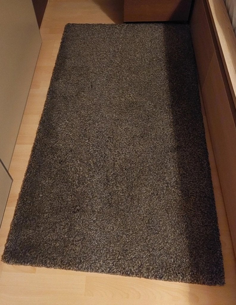 2 tapijten/vloerkleden ikea adum, Maison & Meubles, 100 à 150 cm, Enlèvement ou Envoi, Comme neuf, Brun