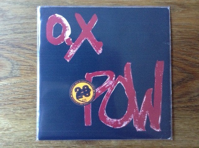 single o.x. pow, Enlèvement ou Envoi, 7 pouces, Housse de protection extérieure, Rock et Metal