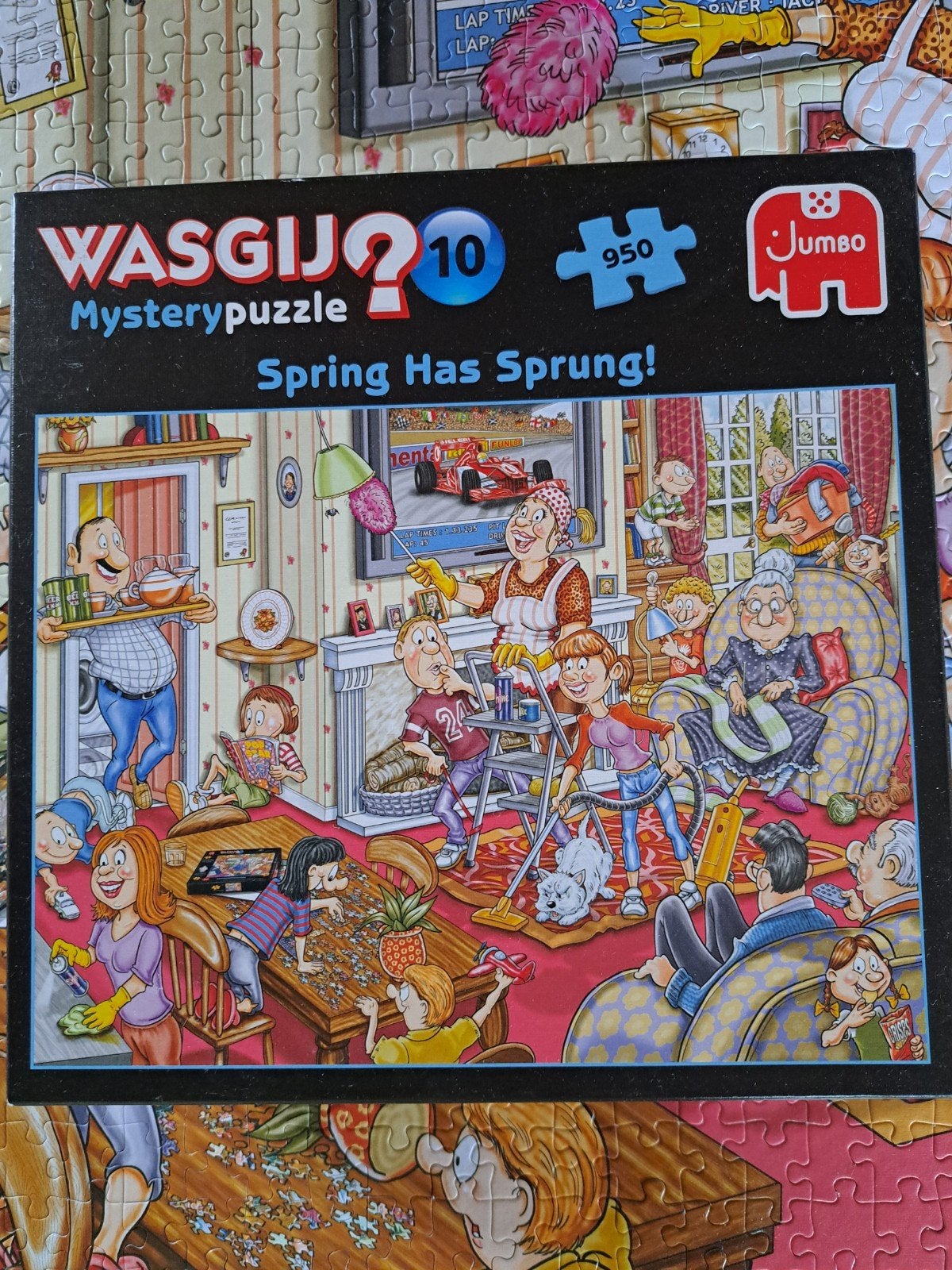 Wasgij puzzel 950 stukjes, Ophalen