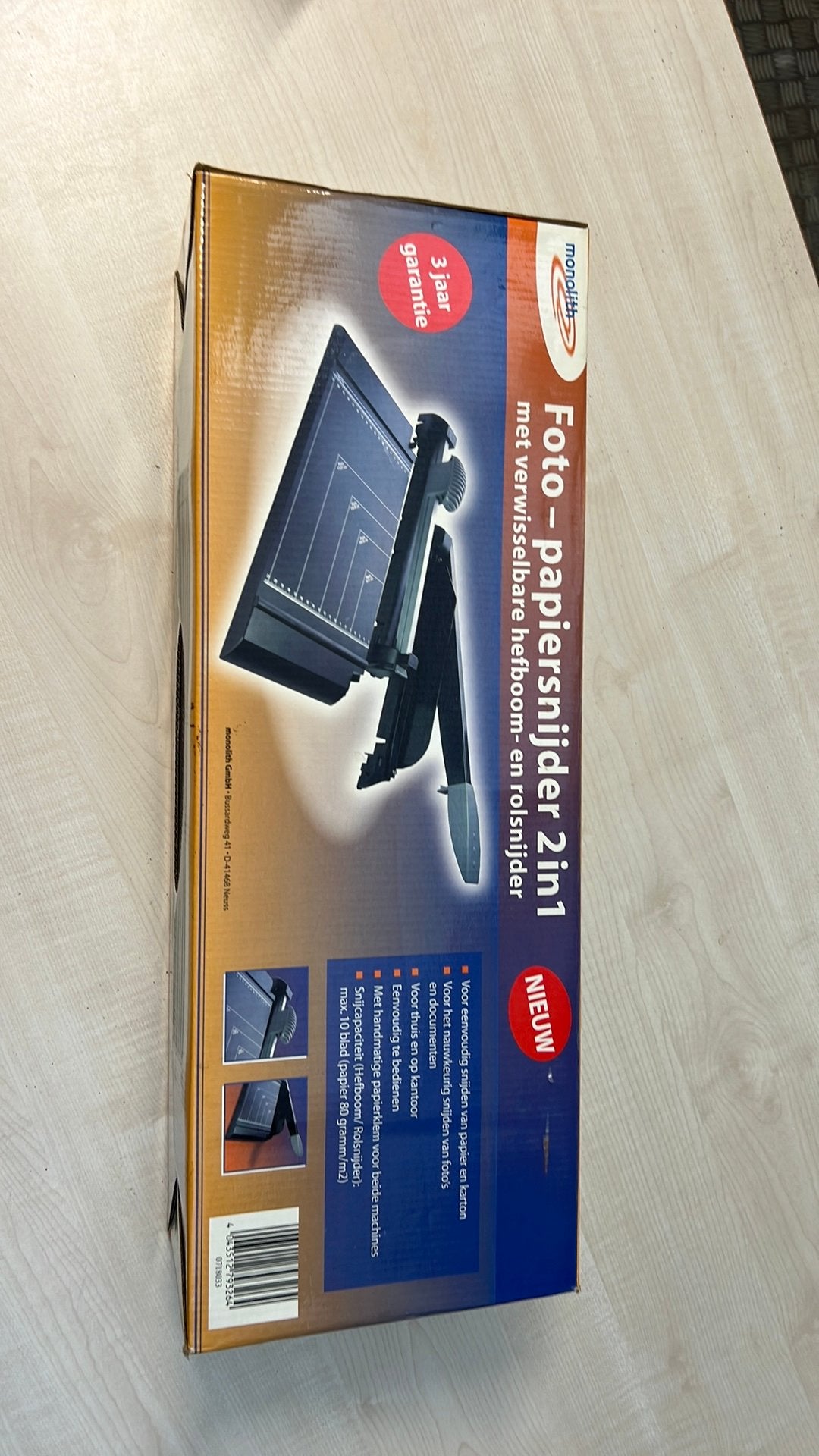 Foto en papiersnijder 2 in 1 monolith, Ophalen, Zo goed als nieuw