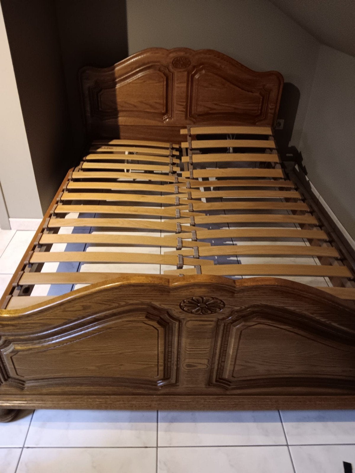 2 persoonsbed met lattoflex, Huis en Inrichting, Slaapkamer | Complete slaapkamers, Ophalen