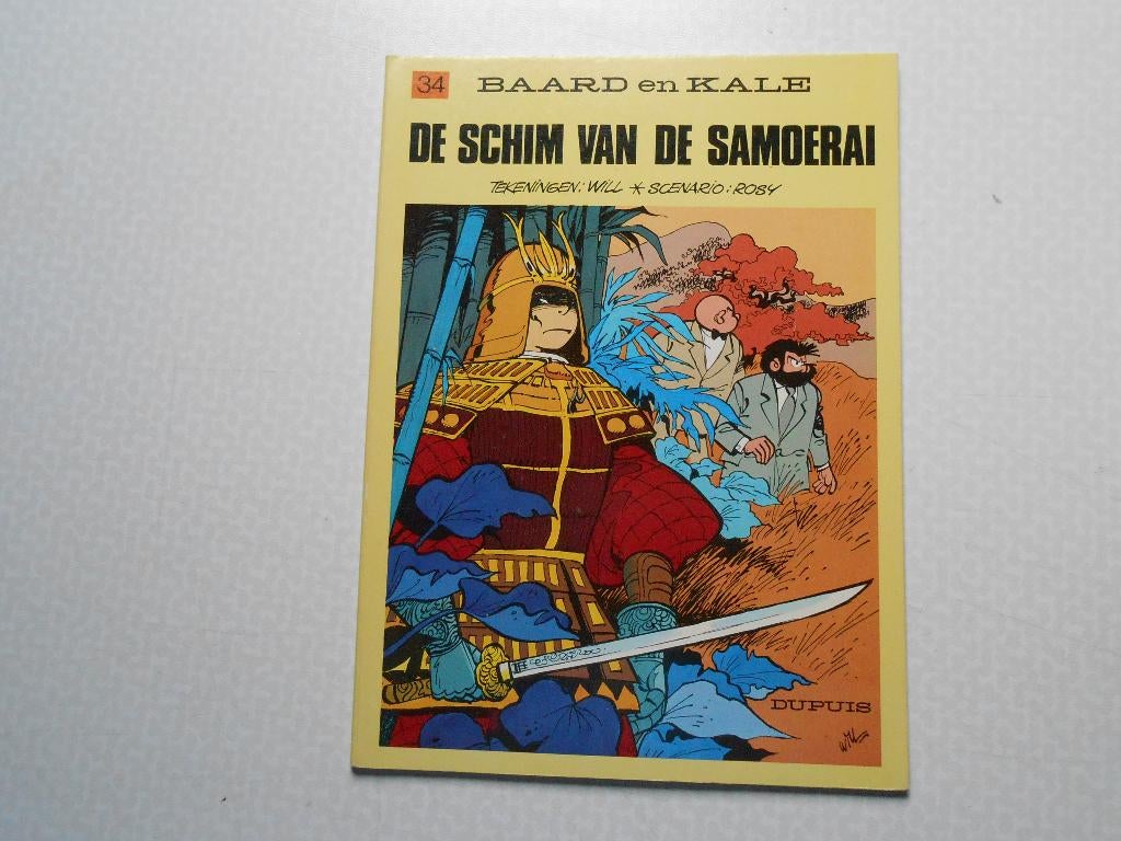 baard en kale 34 De schim van de samoerai 1986 1ste druk., Boeken, Stripverhalen, Eén stripboek, Ophalen of Verzenden, Nieuw