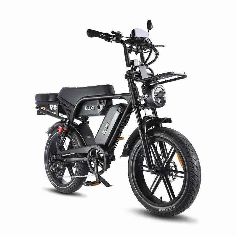Fatbike Ouxi V8 ultra max - 25km/u - Zwart, Fietsen en Brommers, Elektrische fietsen, Ophalen