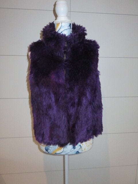 Paarse, fluffy gilet - Nicky Vankets by JBC - Mt 44 - nieuw, Enlèvement ou Envoi, Neuf, Taille 42/44 (L), Violet