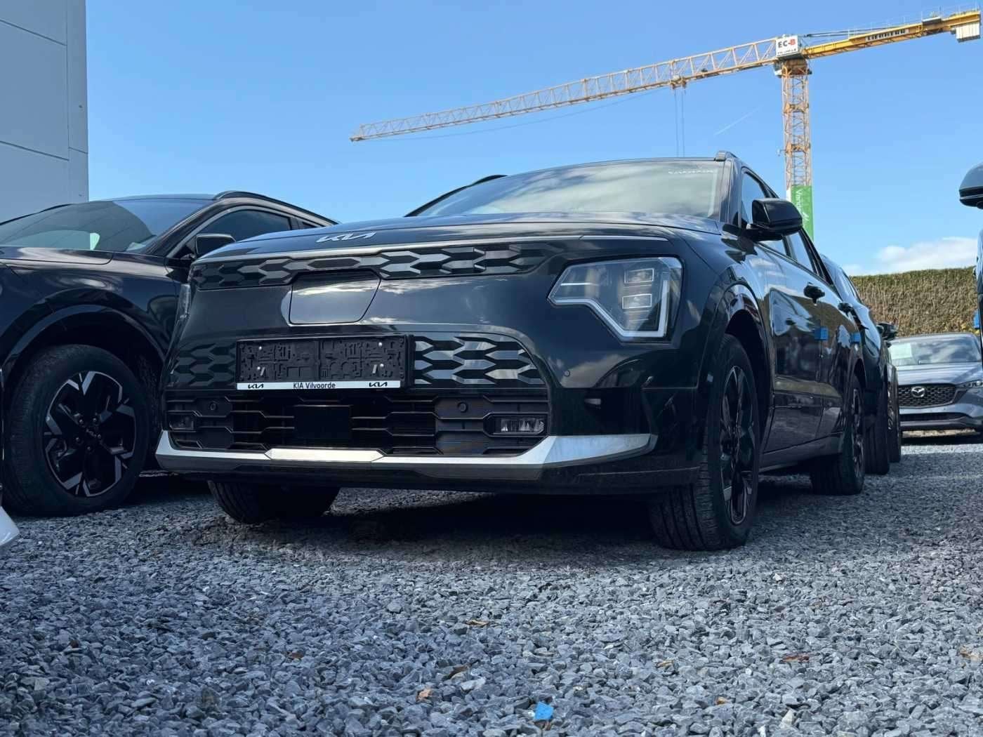 Kia Niro EV 64.8 kWh Pace (automaat), Auto's, Kia, Automaat, Gebruikt, Airbags, Zwart