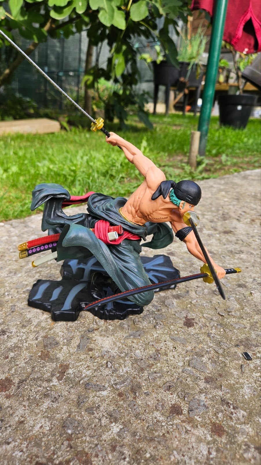 Figurine Roronoa Zoro – One Piece – 3 sabres, Ophalen, Zo goed als nieuw, Overige typen