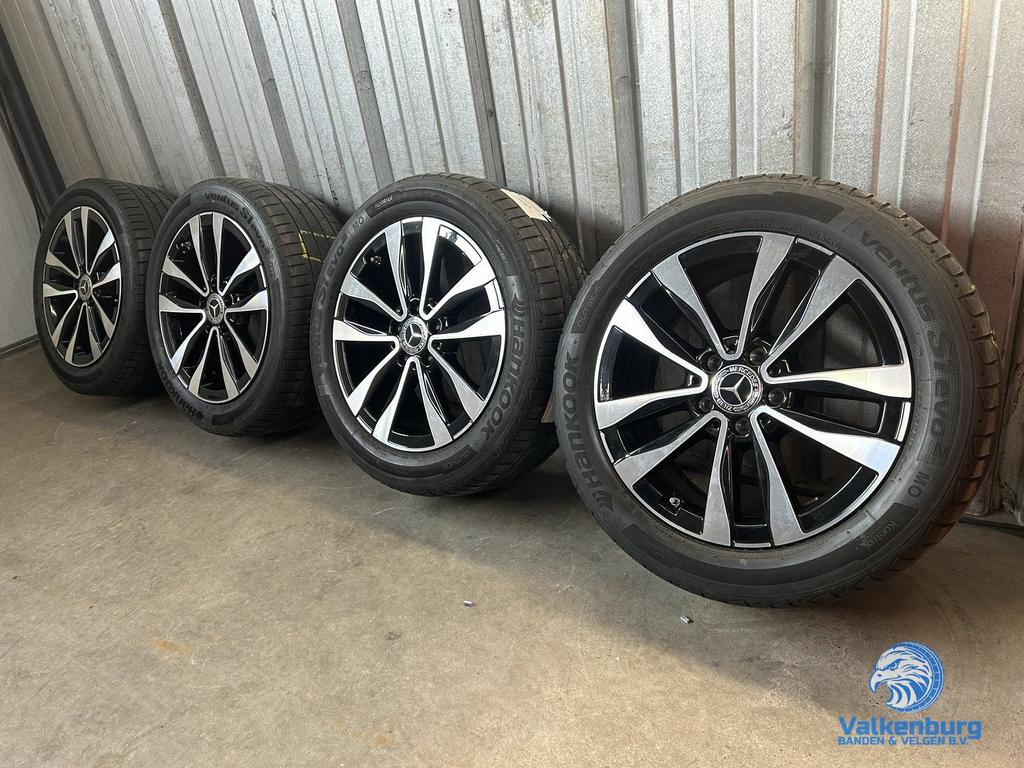6mm! Originele Mercedes C-klasse W206 17 inch breedset zwart, Pneus et Jantes, Véhicule de tourisme, Pneus été, -