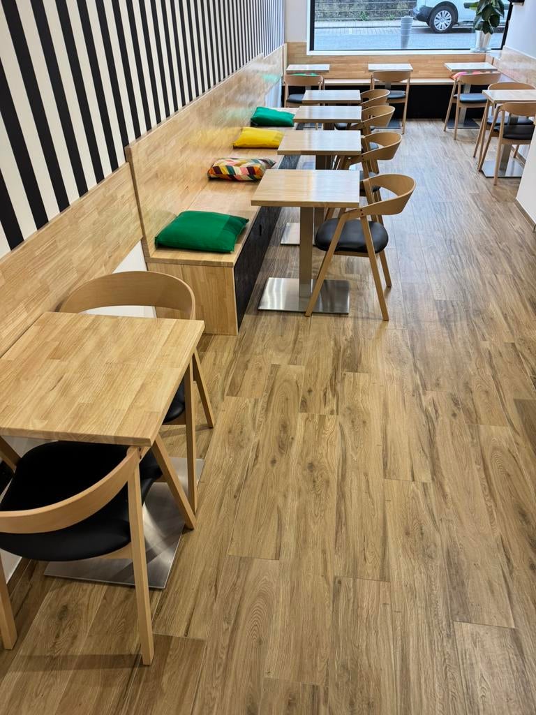 VENDS LOT COMPLET MOBILIER RESTAURATION / SNACK – ÉTAT NEUF, Ophalen of Verzenden, Zo goed als nieuw