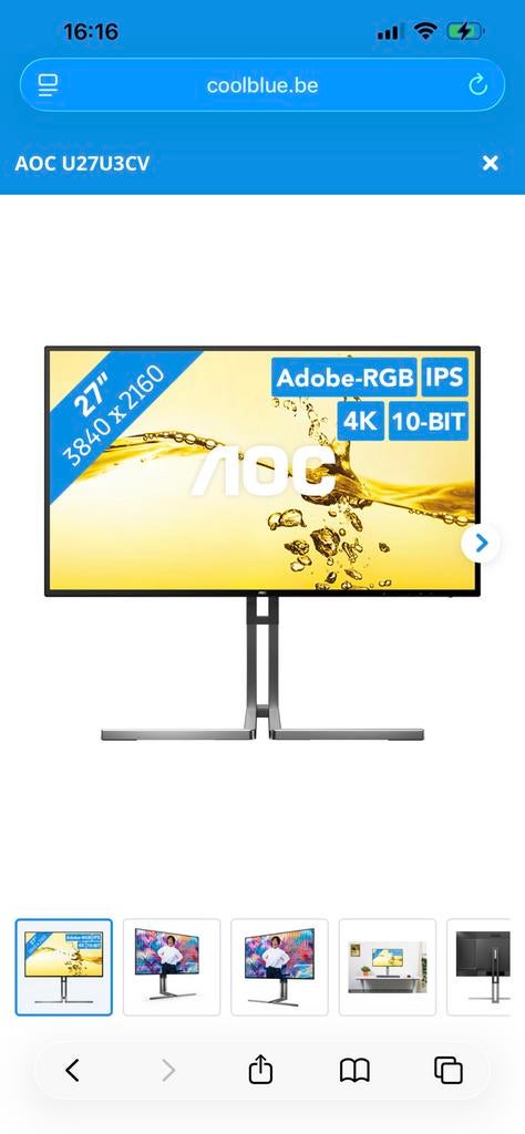 Monitor, Enlèvement, Comme neuf