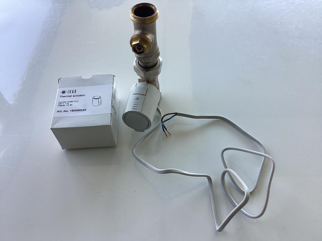 Zoneklep chauffage IVAR, Doe-het-zelf en Bouw, Verwarming en Radiatoren, Ophalen of Verzenden, Gebruikt, Minder dan 200 watt, Overige typen