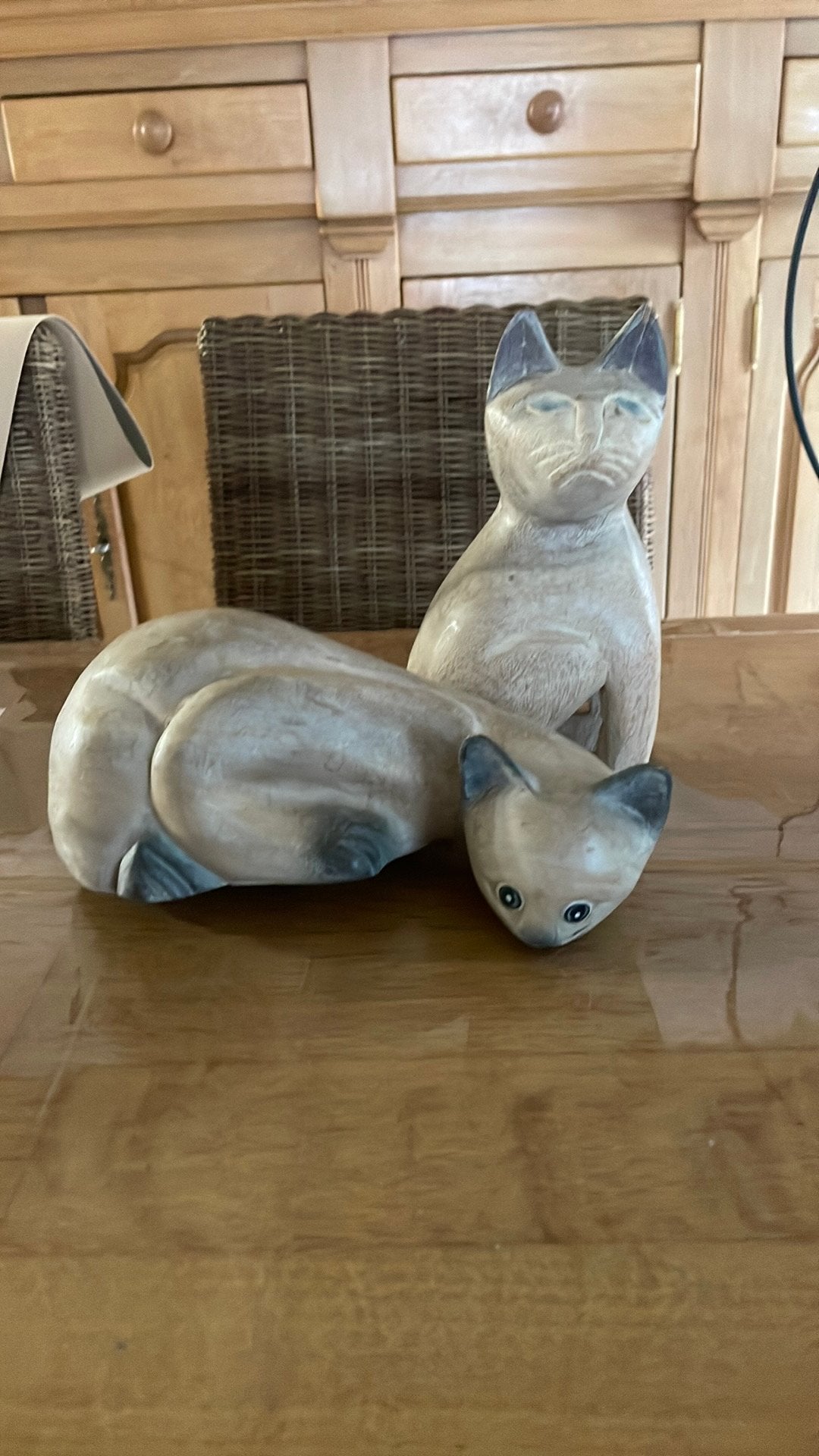 2 decoratieve katten, Huis en Inrichting, Ophalen, Zo goed als nieuw