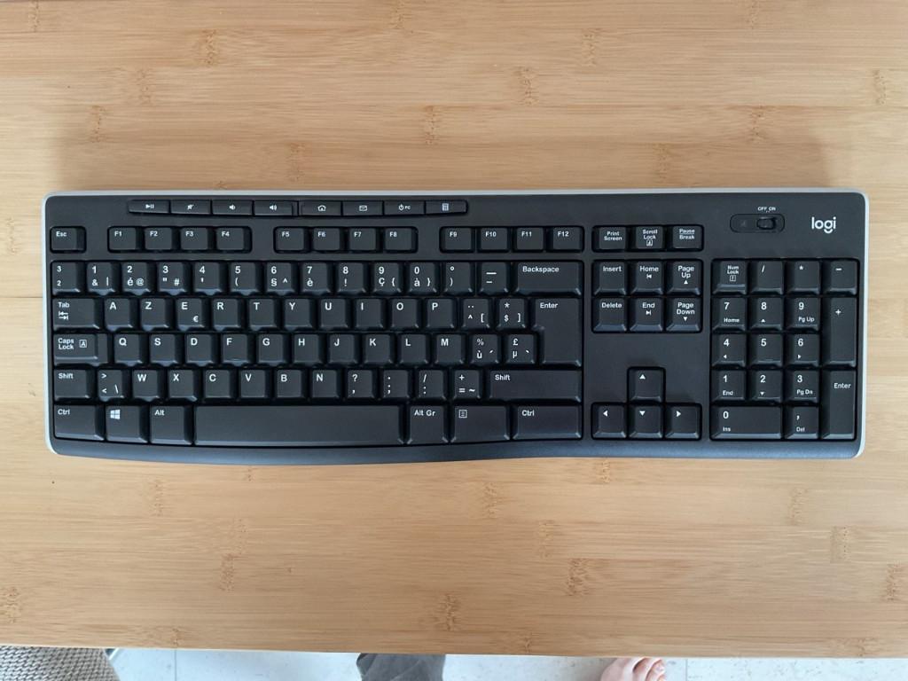 Clavier Logitech K270 — comme neuf — sans fil/Unifying, Logitech G, Enlèvement ou Envoi, Azerty, Comme neuf