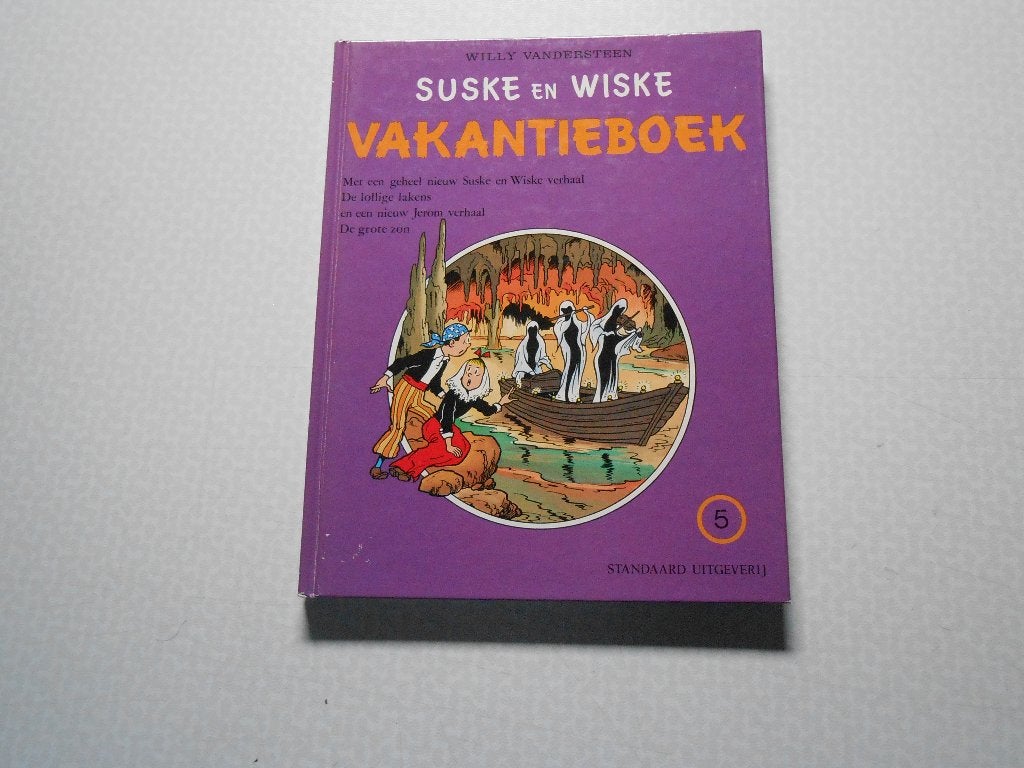 suske en wiske vakantieboek 5 1977 1 ste druk., Enlèvement ou Envoi, Willy Vandersteen, Une BD, Comme neuf