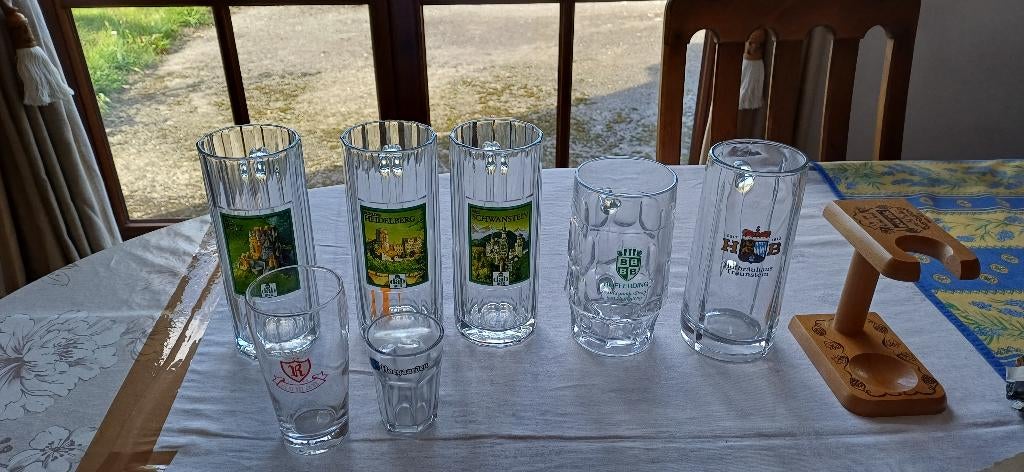 Verres de Bière ( divers pays), Collections, Verres & Petits Verres, Enlèvement, Comme neuf, Verre à bière