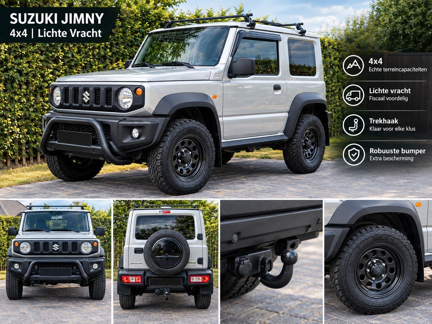 suzuki jimny 44 -lichte vracht, Ophalen