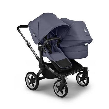 Blauwe Duo kinderwagen bugaboo donkey duo 5 met accecoires, Kinderen en Baby's, Kinderwagens en Combinaties, Zo goed als nieuw