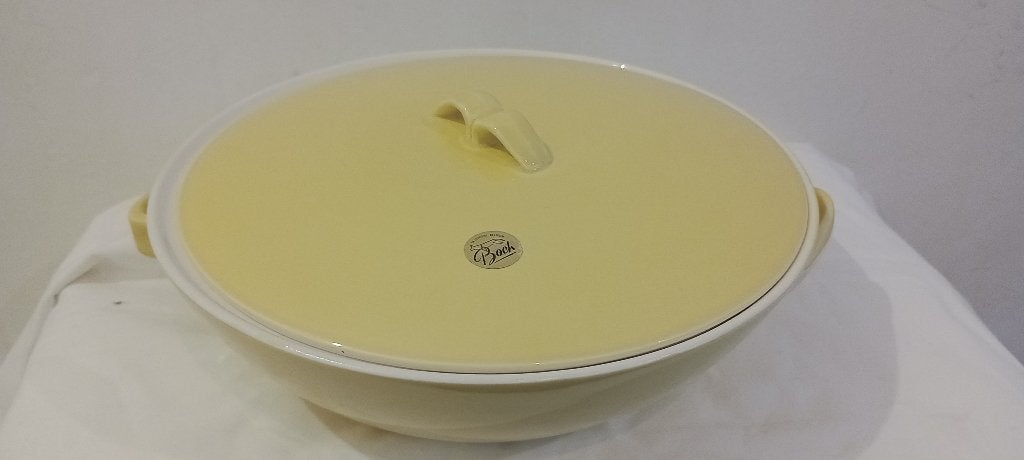 Soupière Légumier Vintage Boch La Louvière Jaune, Enlèvement ou Envoi