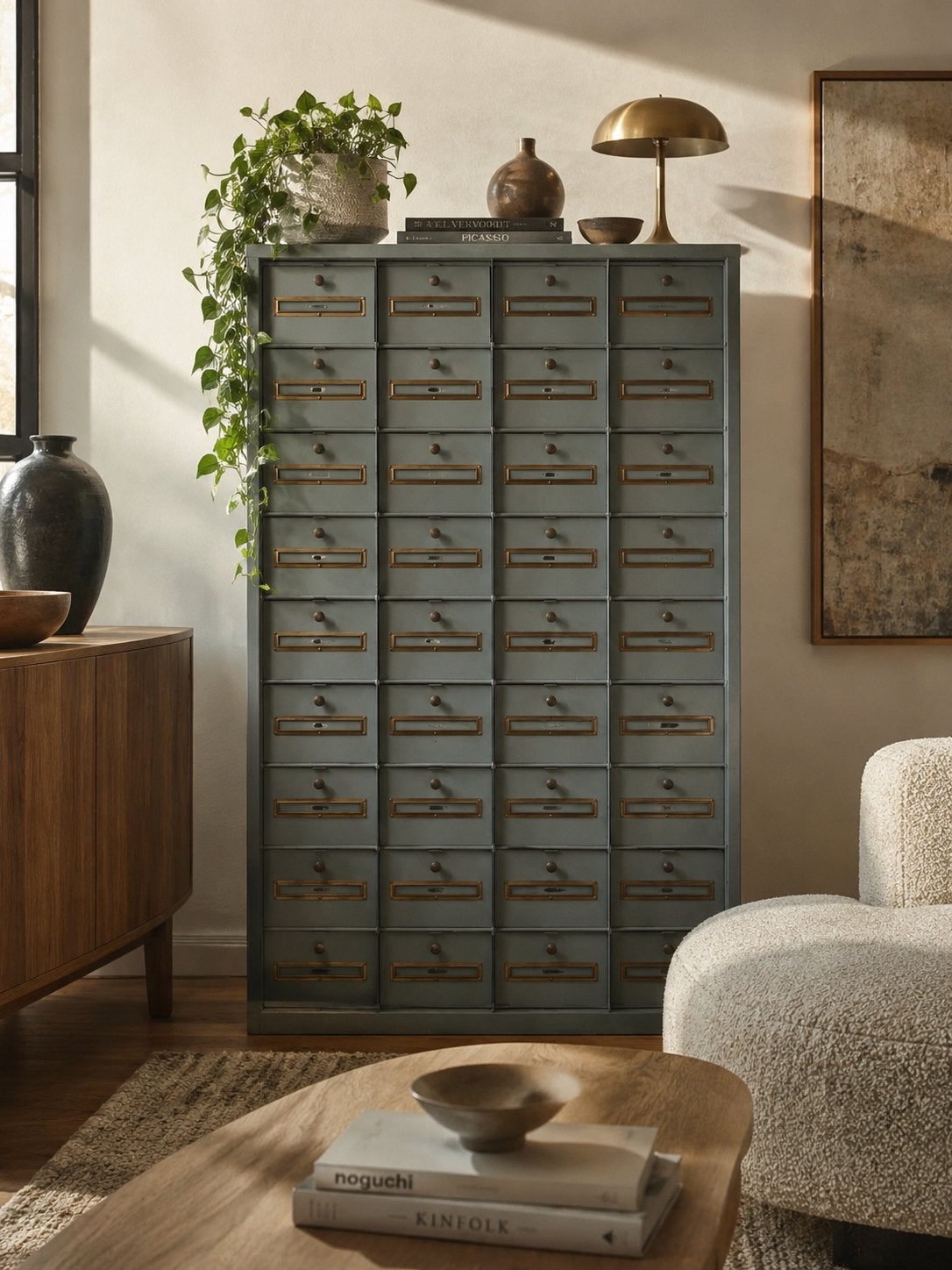 Lockerkast kleppenkast meuble metier ribeauville, Huis en Inrichting, Ophalen, Gebruikt