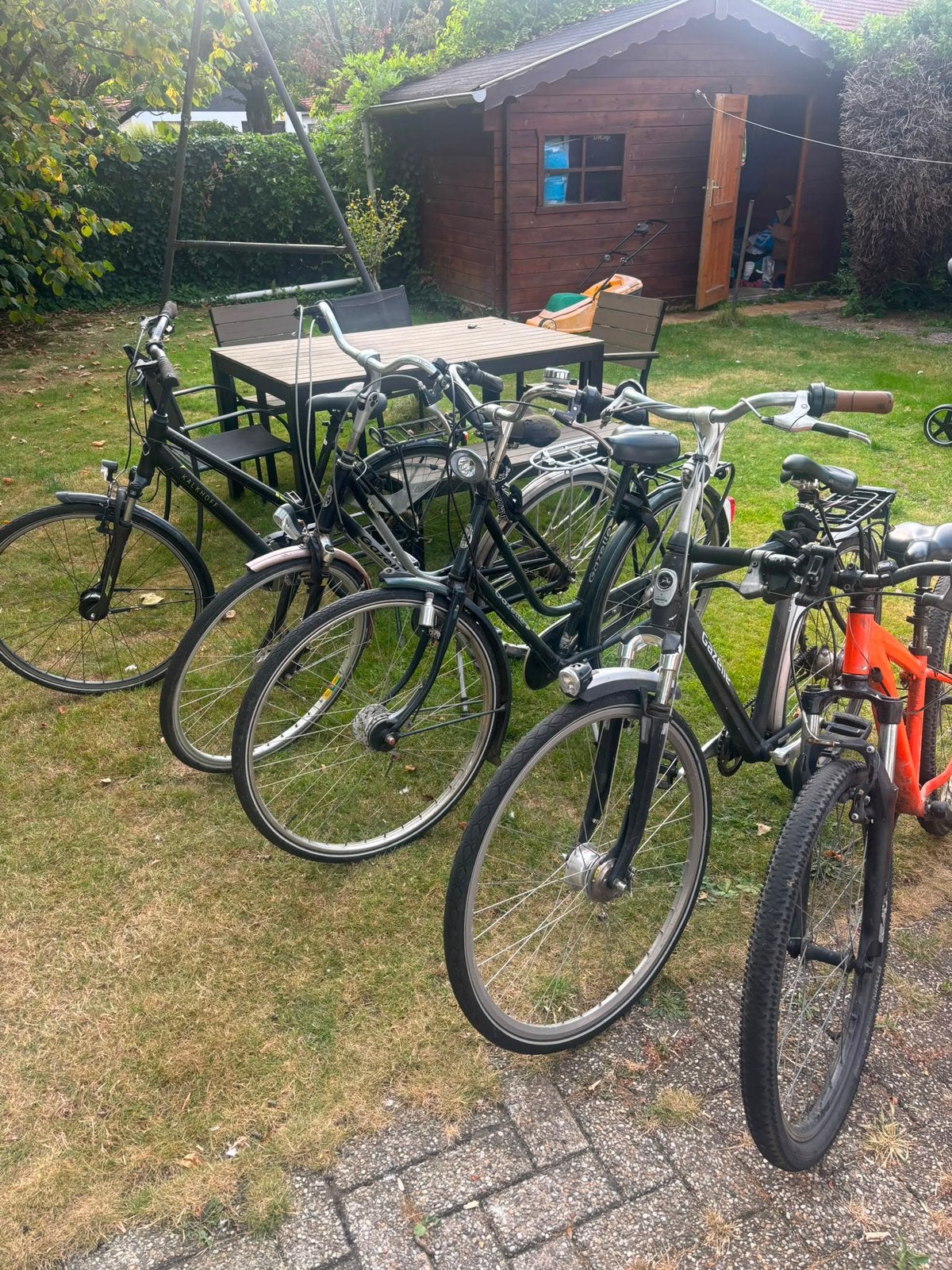 Partij fietsen, Ophalen, Gebruikt