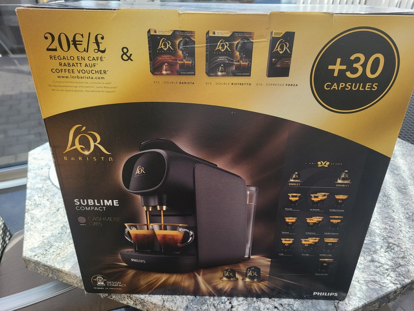 L’OR Sublime LM9012/23 Koffiezetapparaat voor capsules, Enlèvement, Cafetière