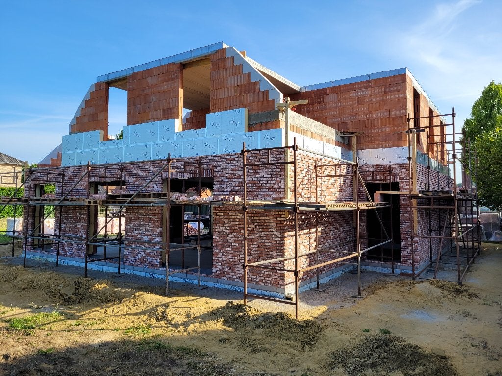 Metserstelling, Doe-het-zelf en Bouw, Steigers, Ophalen, Gebruikt, Gevelsteiger